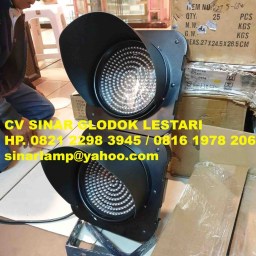 Lampu Jalan Warning Light 2 Aspek 20cm